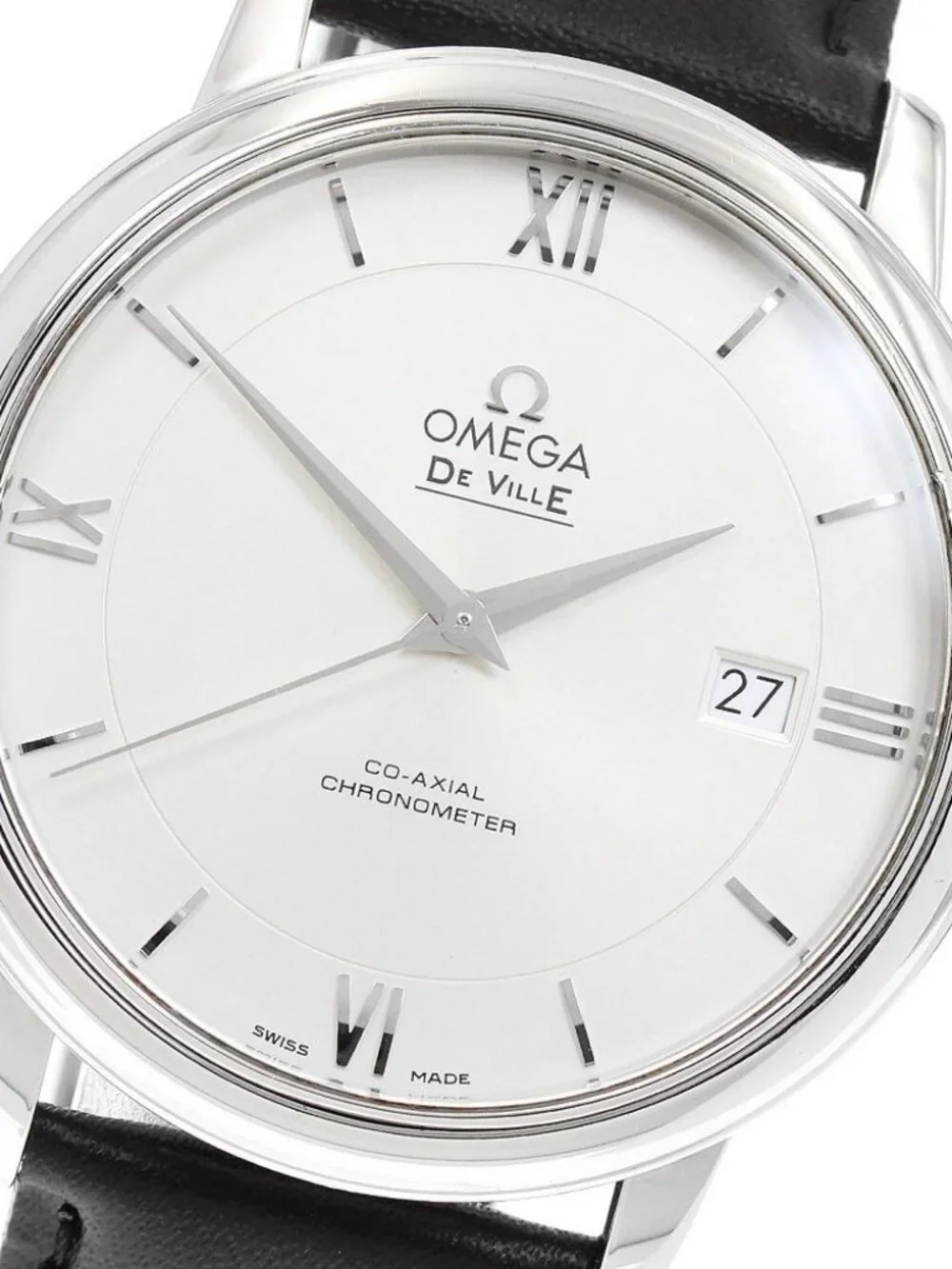 OMEGA De Ville Prestige Coaxial 424.13.40.20.02.001 Silver Dial AT Men's_968947